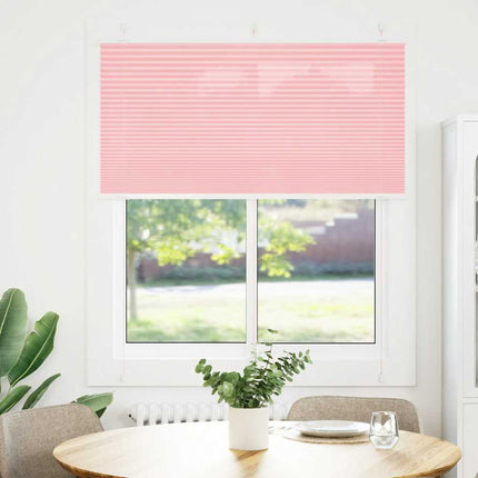 Plisserad persienn rosa 115x150 cm tyg bredd 114,4cm polyester