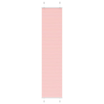 Plisserad persienn rosa 45x200cm tyg bredd 44,4cm polyester