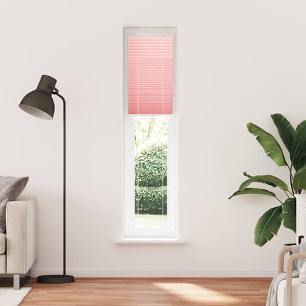 Plisserad persienn rosa 45x200cm tyg bredd 44,4cm polyester
