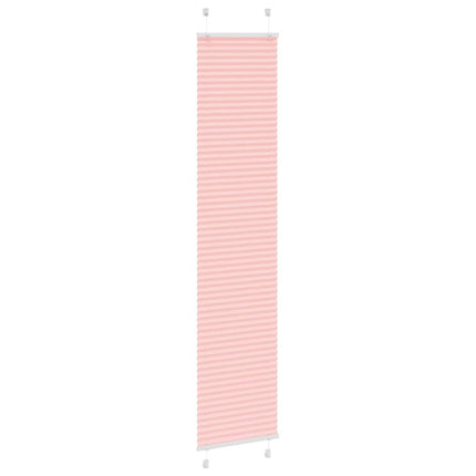 Plisserad persienn rosa 50x200cm tyg bredd 49,4cm polyester