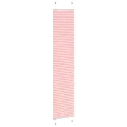 Plisserad persienn rosa 50x200cm tyg bredd 49,4cm polyester