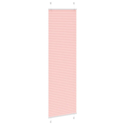 Plisserad persienn rosa 60x200cm tyg bredd 59,4cm polyester