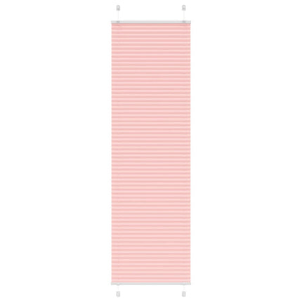 Plisserad persienn rosa 65x200cm tyg bredd 64,4cm polyester