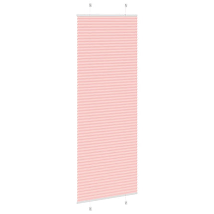 Plisserad persienn rosa 70x200 cm tyg bredd 69,4 cm polyester