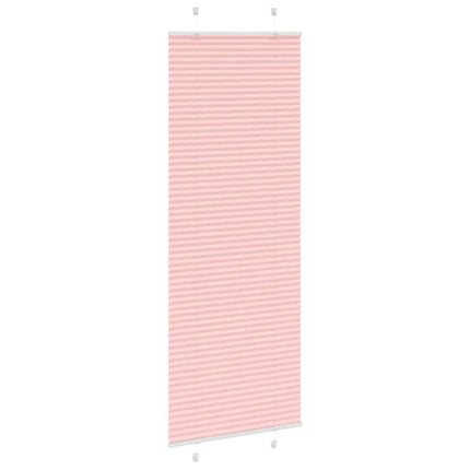Plisserad persienn rosa 75x200 cm tyg bredd 74,4 cm polyester