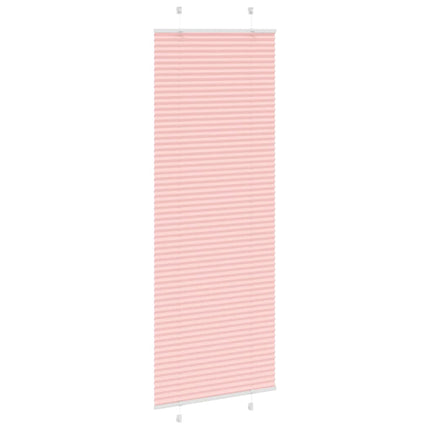 Plisserad persienn rosa 80x200 cm tyg bredd 79,4 cm polyester
