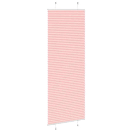 Plisserad persienn rosa 80x200 cm tyg bredd 79,4 cm polyester