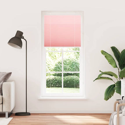 Plisserad persienn rosa 95x200 cm tyg bredd 94,4 cm polyester