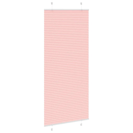 Plisserad persienn rosa 95x200 cm tyg bredd 94,4 cm polyester