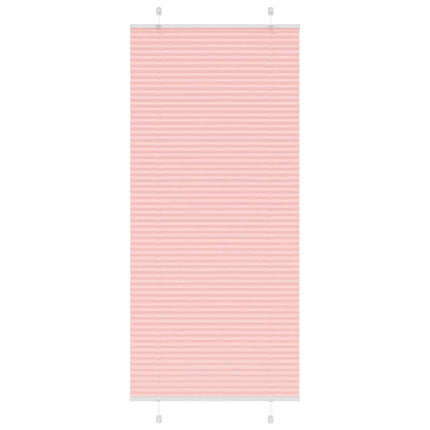 Plisserad persienn rosa 100x200 cm tyg bredd 99,4 cm polyester