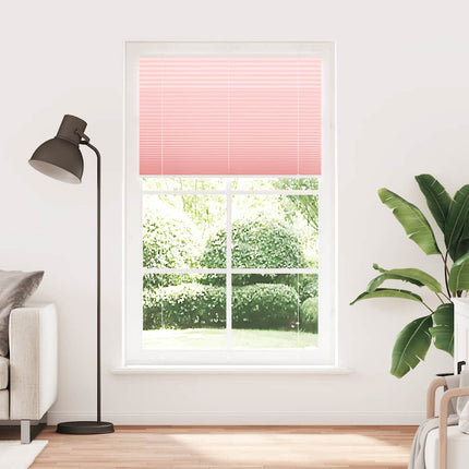 Plisserad persienn rosa 115x200 cm tyg bredd 114,4cm polyester