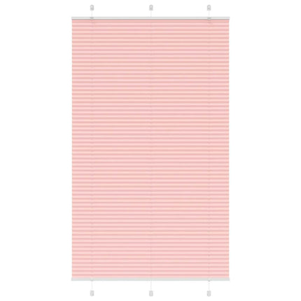 Plisserad persienn rosa 120x200 cm tyg bredd 119,4cm polyester