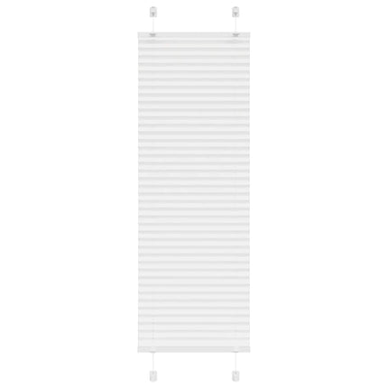 Plisserad persienn vit 40x100cm tyg bredd 39,4cm polyester