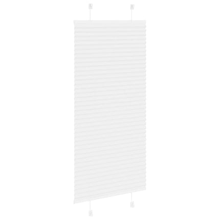 Plisserad persienn vit 55x100cm tyg bredd 54,4cm polyester