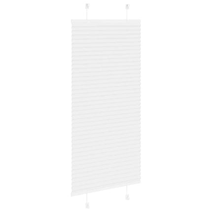 Plisserad persienn vit 55x100cm tyg bredd 54,4cm polyester