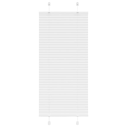 Plisserad persienn vit 60x100cm tyg bredd 59,4cm polyester