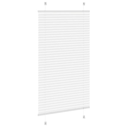 Plisserad persienn vit 70x100 cm tyg bredd 69,4 cm polyester