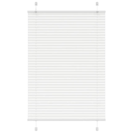 Plisserad persienn vit 95x100 cm tyg bredd 94,4 cm polyester