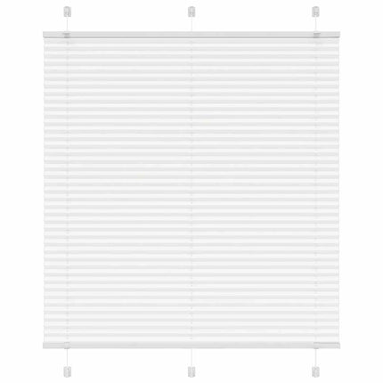 Plisserad persienn vit 115x100 cm tyg bredd 114,4cm polyester