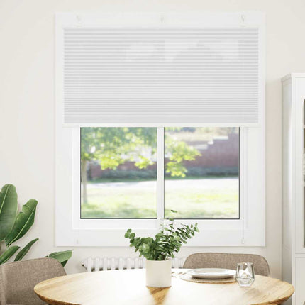 Plisserad persienn vit 115x100 cm tyg bredd 114,4cm polyester