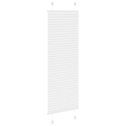 Plisserad persienn vit 50x150cm tyg bredd 49,4cm polyester