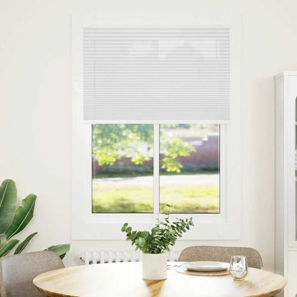 Plisserad persienn vit 90x150 cm tyg bredd 89,4 cm polyester