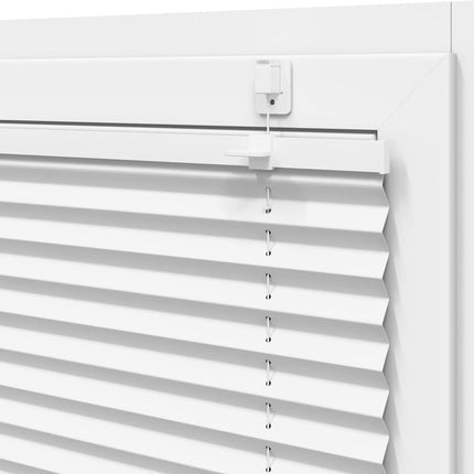 Plisserad persienn vit 105x150 cm tyg bredd 104,4cm polyester