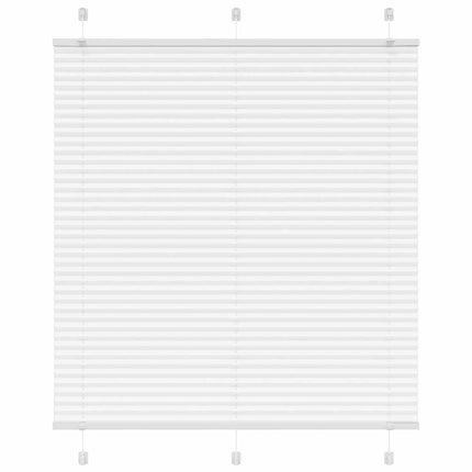 Plisserad persienn vit 120x150 cm tyg bredd 119,4cm polyester