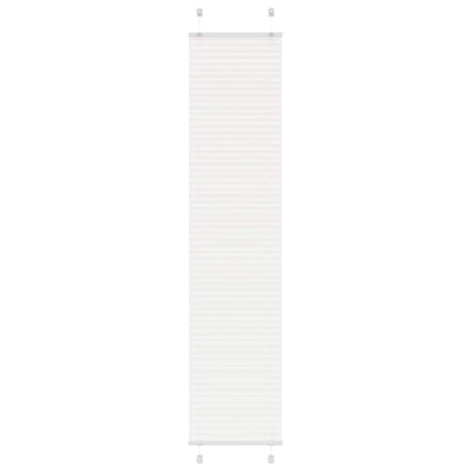 Plisserad persienn vit 40x200cm tyg bredd 39,4cm polyester