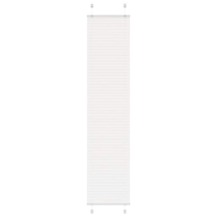 Plisserad persienn vit 50x200cm tyg bredd 49,4cm polyester