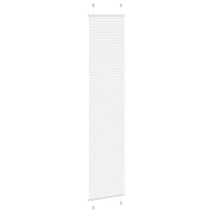 Plisserad persienn vit 50x200cm tyg bredd 49,4cm polyester