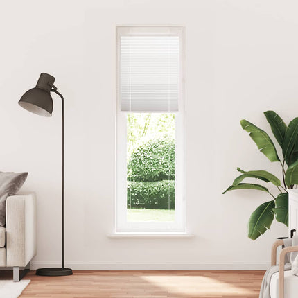 Plisserad persienn vit 55x200cm tyg bredd 54,4cm polyester