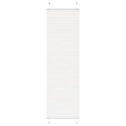 Plisserad persienn vit 60x200cm tyg bredd 59,4cm polyester