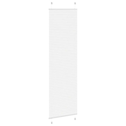 Plisserad persienn vit 60x200cm tyg bredd 59,4cm polyester