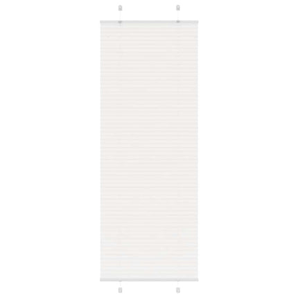 Plisserad persienn vit 70x200 cm tyg bredd 69,4 cm polyester
