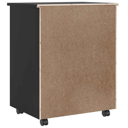 Hurts Med Lådor Och Hjul Moss Massiv Furu