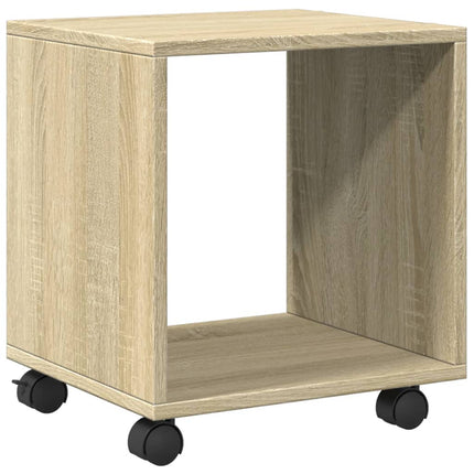 Skåp med hjul sonoma-ek 37x33x42,5 cm konstruerat trä