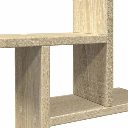 Vägghyllor 2 st sonoma-ek 50x12x50 cm konstruerat trä