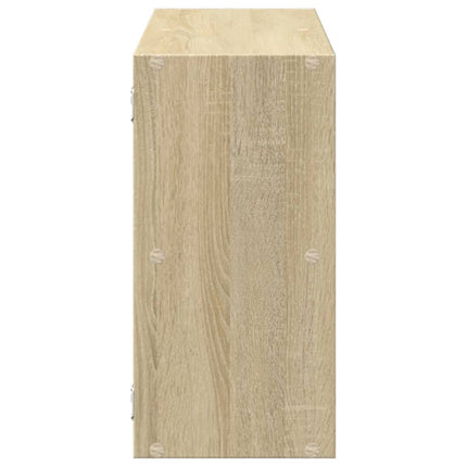 Vägghylla sonoma-ek 100x25x50 cm konstruerat trä