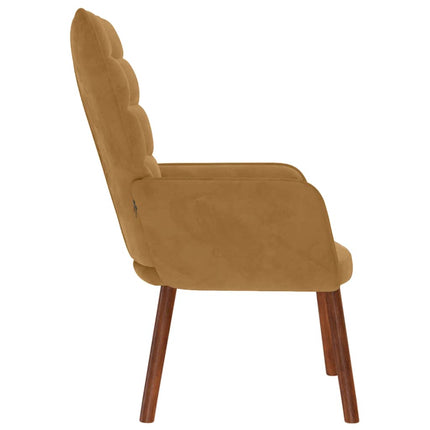 Vilstol brun sammet