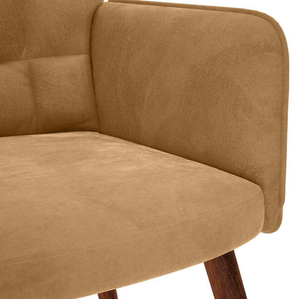 Vilstol brun sammet