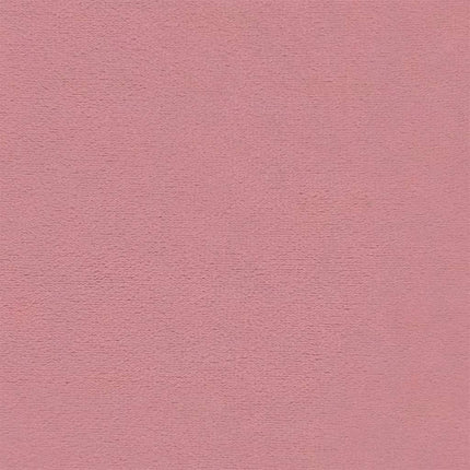 Vilstol med fotpall rosa sammet