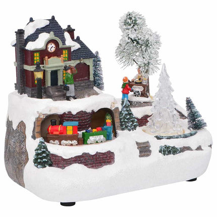 Julbord Flerfärgsdesign 23,5 x 16 x 18,5 cm Harts