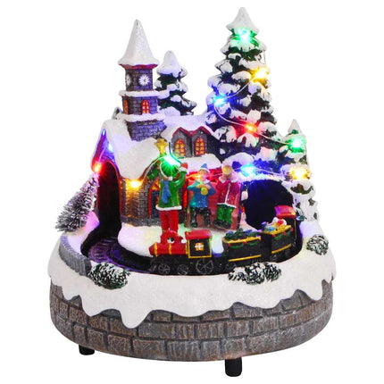 Julbord Flerfärgsdesign 16 x 16 x 19 cm Harts