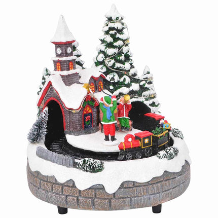 Julbord Flerfärgsdesign 16 x 16 x 19 cm Harts