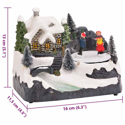 Mini julby 16 x 11,5 x 13 cm Plast Flerfärgsdesign