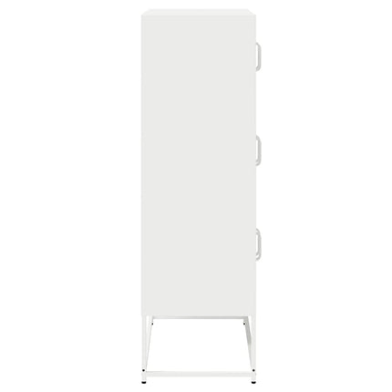 Högbord vit 68x39x123 cm stål