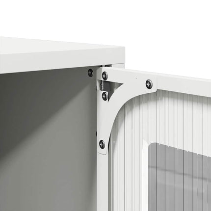 Högbord vit 68x39x123 cm stål