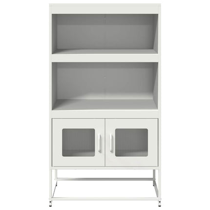 Högbord vit 68x39x123 cm stål