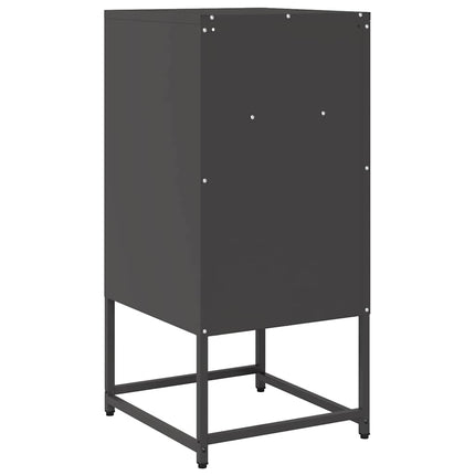 Sängbord svart 36x39x78 cm kallvalsat stål